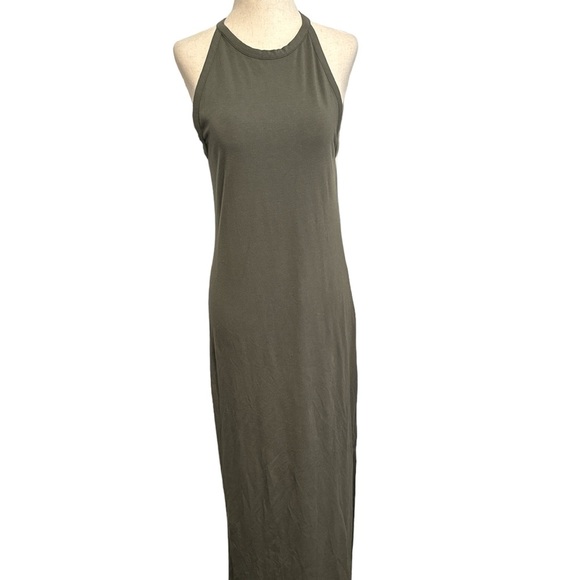 Theory Green Sonaki M Dress b - Picture 4 of 8